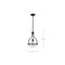 Nuvo Amado 1-Light Pendant 10 in. Matte Black Clear Glass 60/7817 - alternate 4